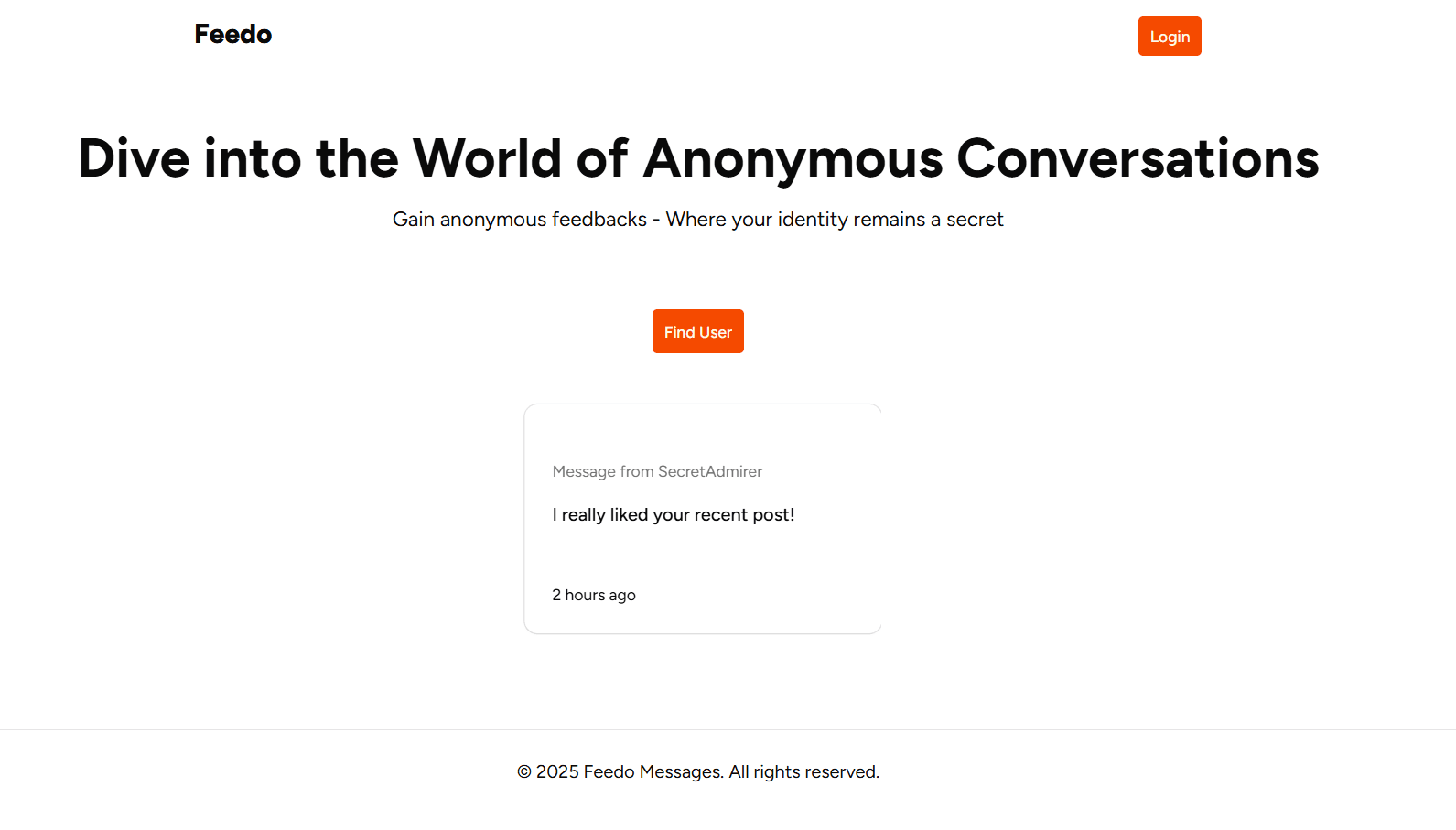 Feedo - Get Anonymous Feedbacks